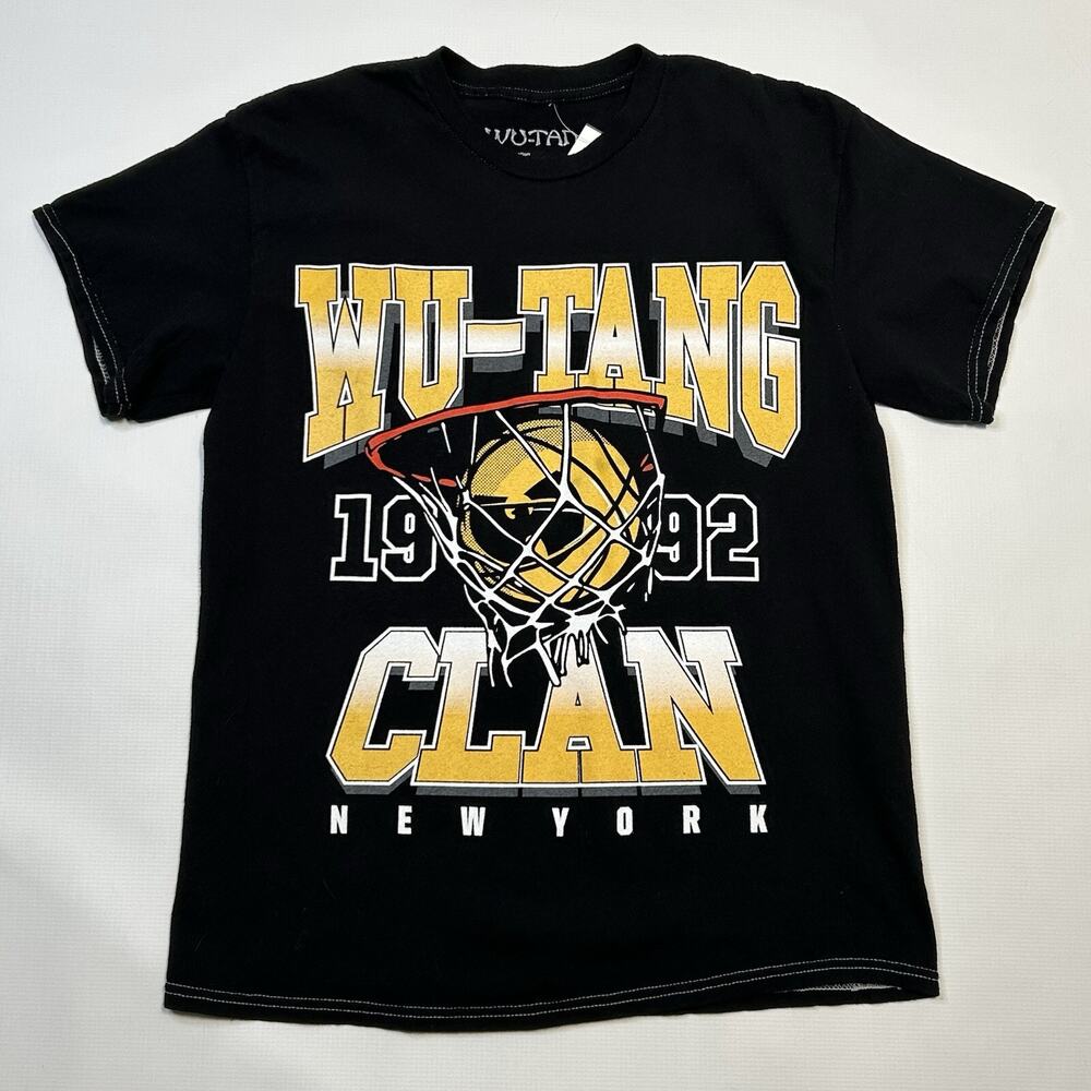 Wu Tang Clan Shirt Mens Small 1992 New York Basketball Graphic Hip Hop Rap Tee